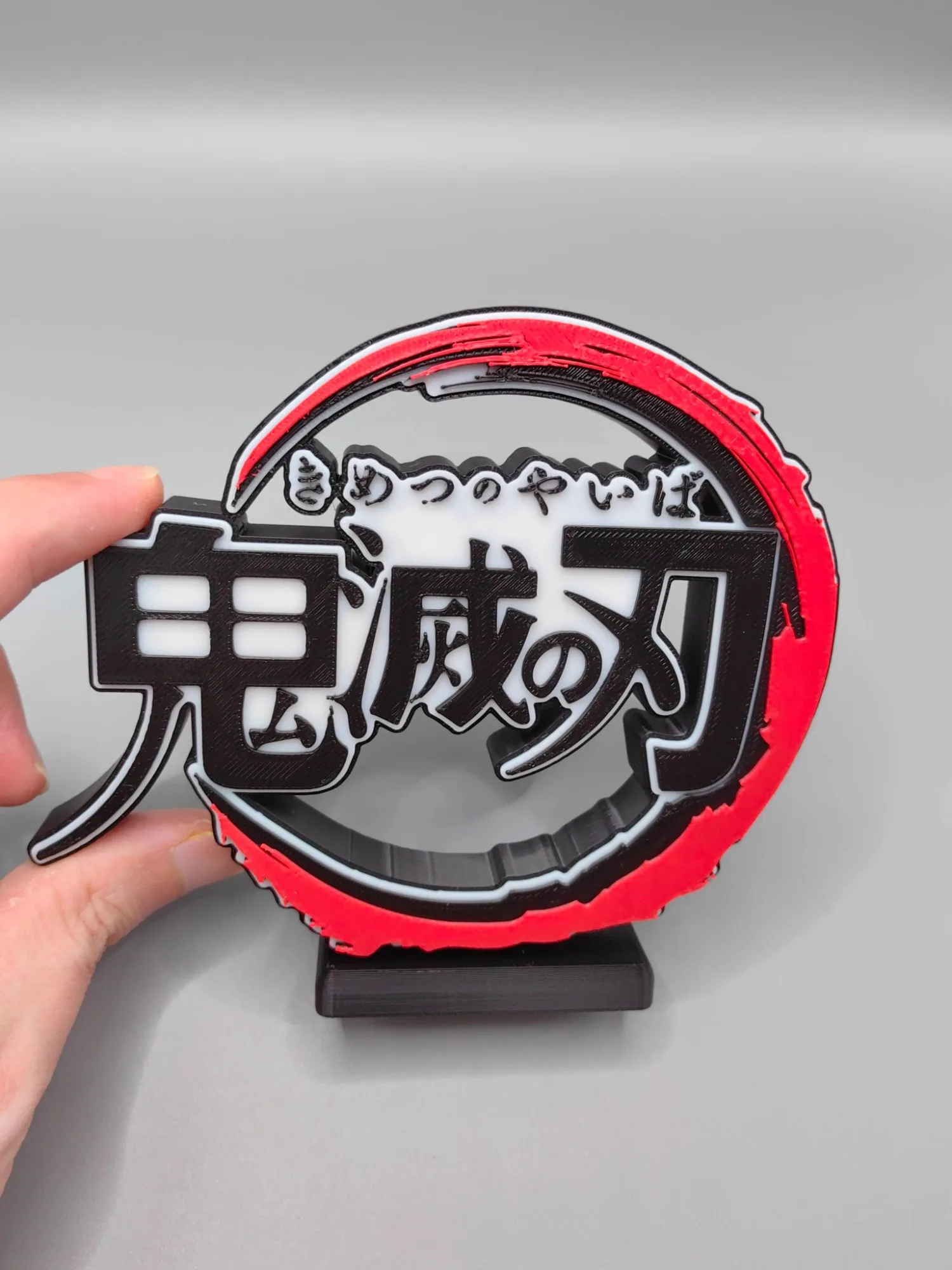 Anime Kimetsu No Yaiba 3D Logo - Anime Cosplay Title recension och pris
