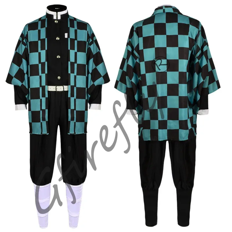 Kamado Tanjirou Cosplay Costum - Anime Cosplay With Mask recension och pris