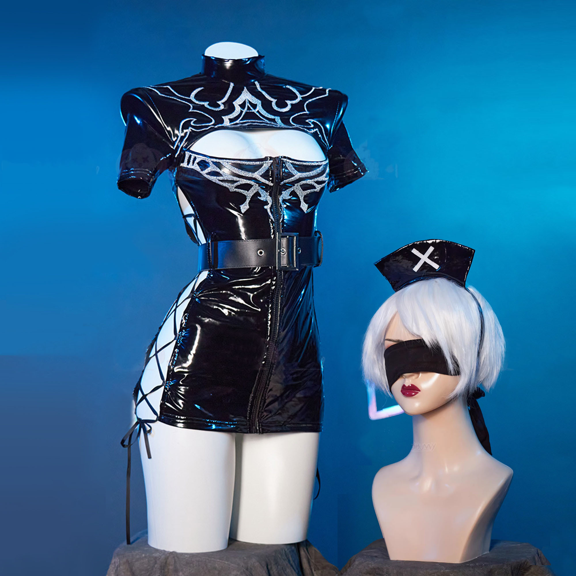 NieR:Automata 2B Cosplay Costu - Anime Cosplay Nurse recension och pris