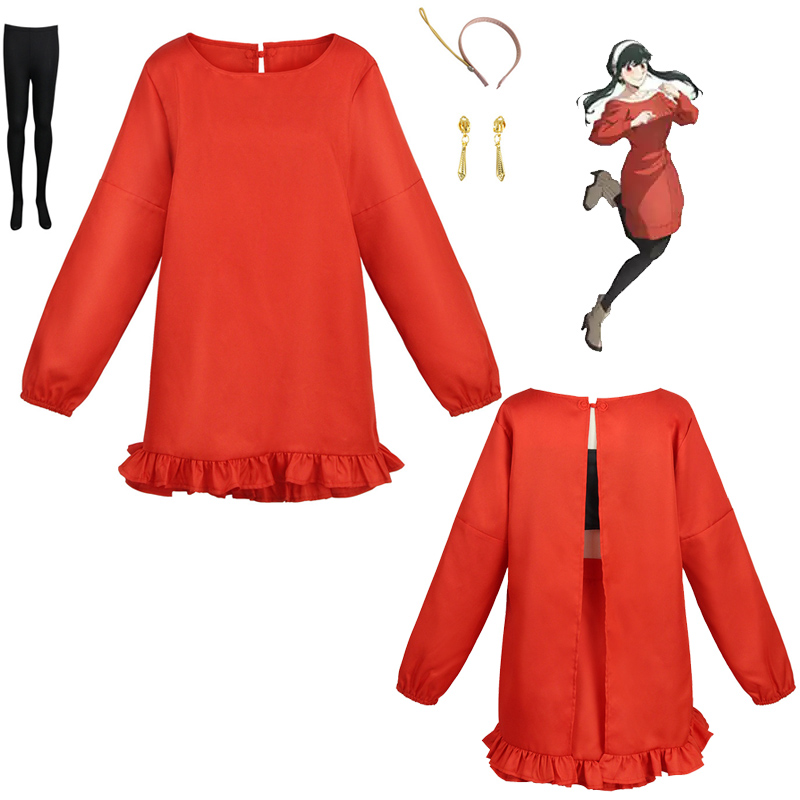 Yor Forger Daily Cosplay Costu - Spy Family Outfit recension och pris