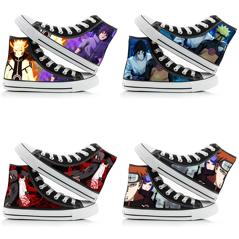 Naruto Uzumaki High-Top Canvas - Anime Cosplay Girl Ideas recension och pris