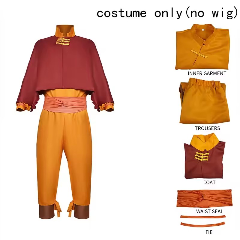 Anime Aang Cosplay Costume Edi - Cosplay Avatar Anime recension och pris