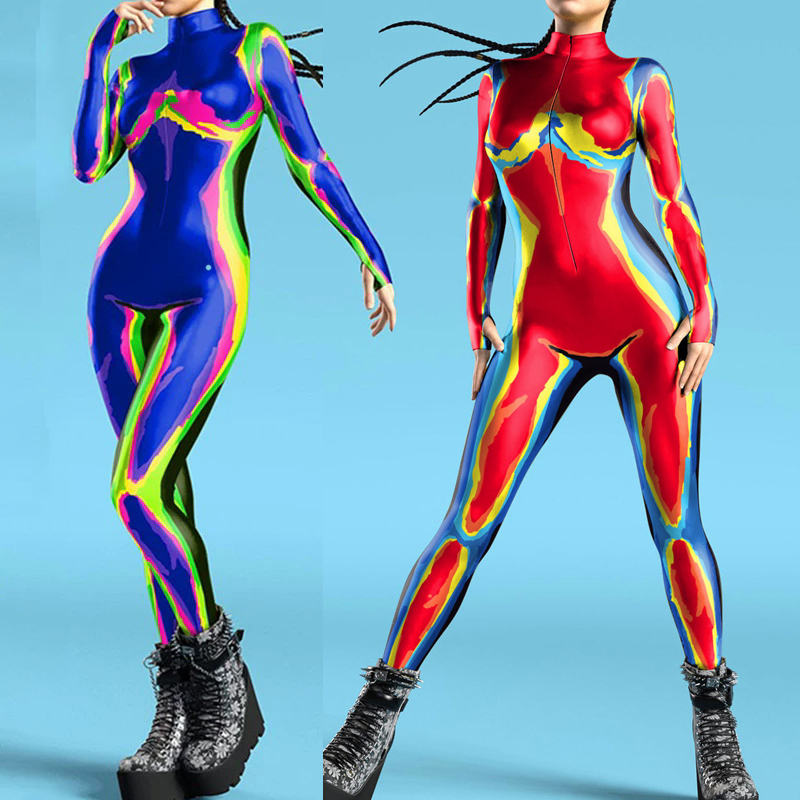 Women 3D Print Zentai Bodysuit - Anime Cosplay Images recension och pris