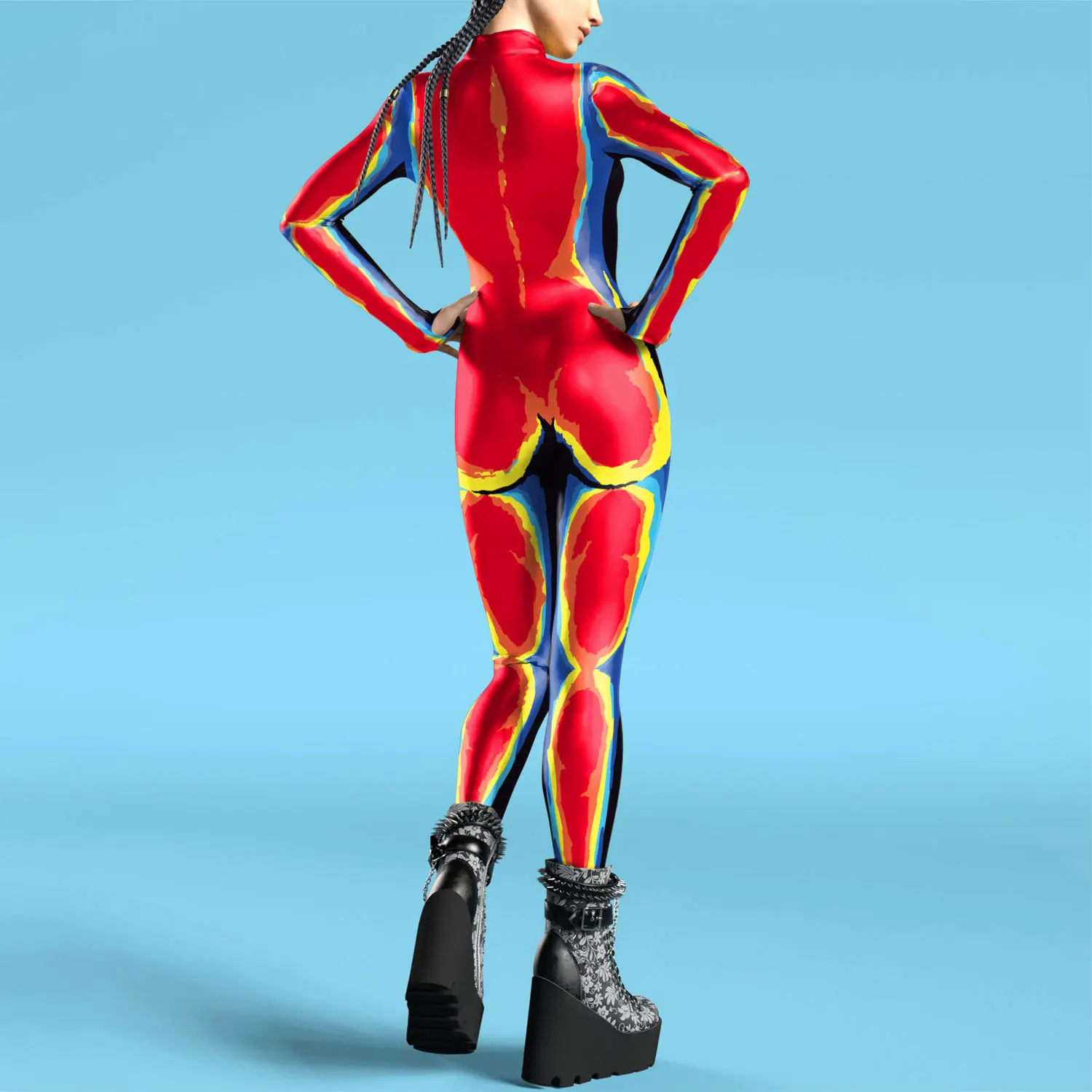 Women 3D Print Zentai Bodysuit - Anime Cosplay Images recension och pris