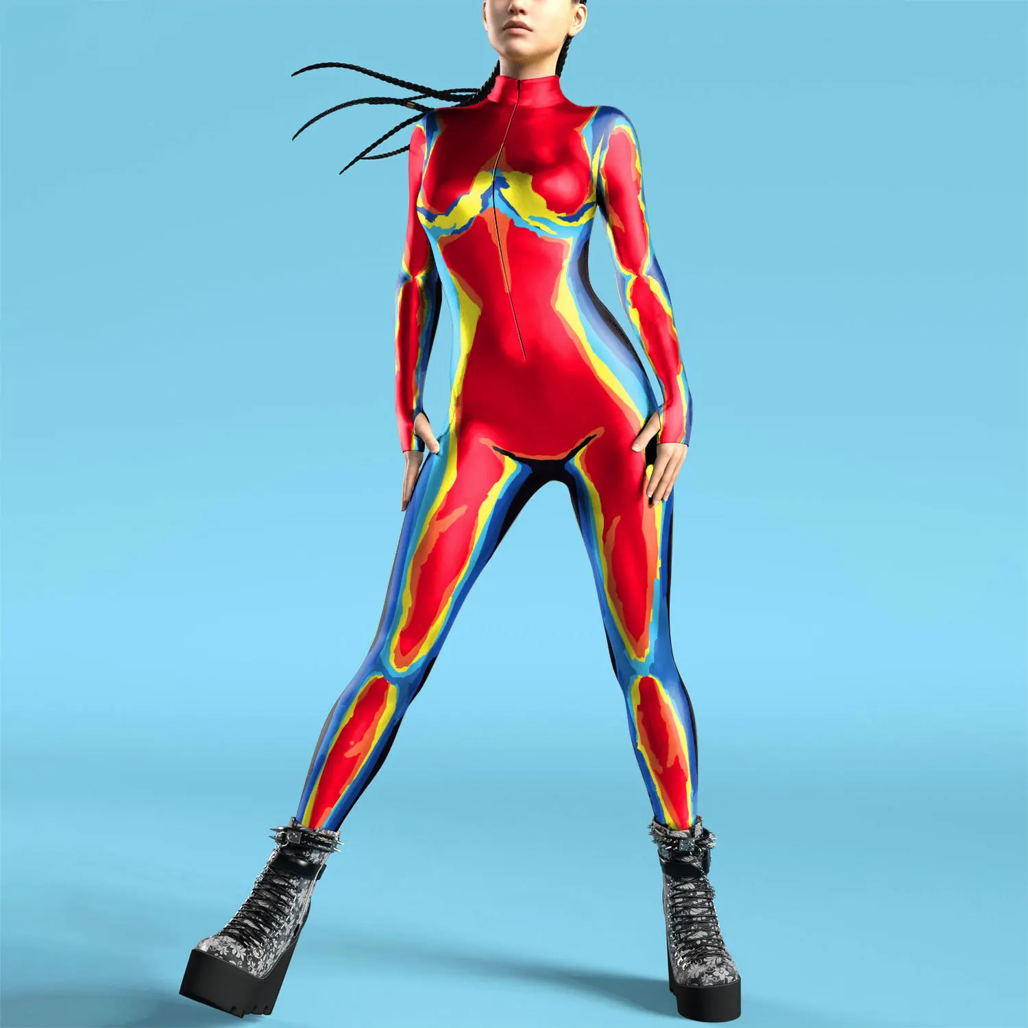 Women 3D Print Zentai Bodysuit - Anime Cosplay Images recension och pris