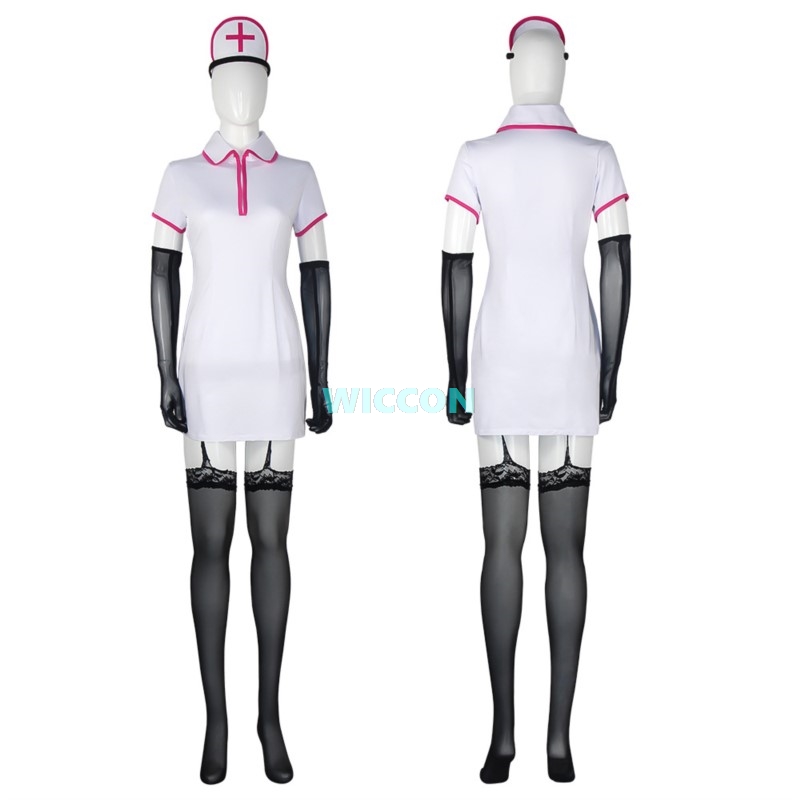 Anime Chainsow Man Cosplay Cos - Anime Cosplay Nurse recension och pris