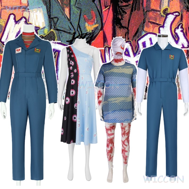 Anya Cosplay Costume Captain J - Anime Cosplay Nurse recension och pris