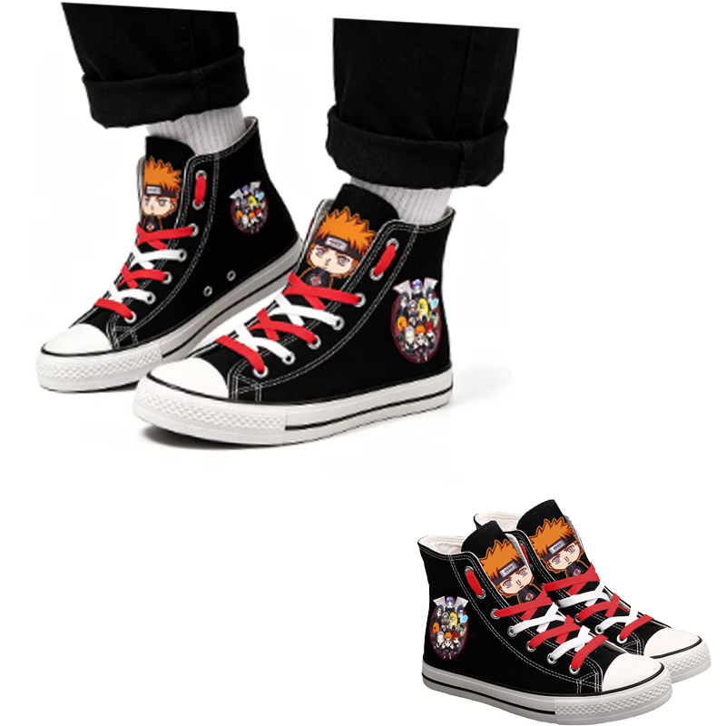 Naruto Uzumaki High-Top Canvas - Anime Cosplay Girl Ideas recension och pris