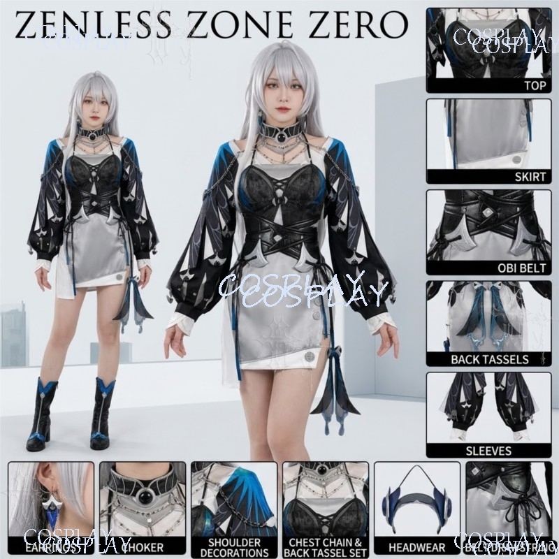 Zenless Zone Zero Game Cosplay - Anime Cosplay Zero Two recension och pris