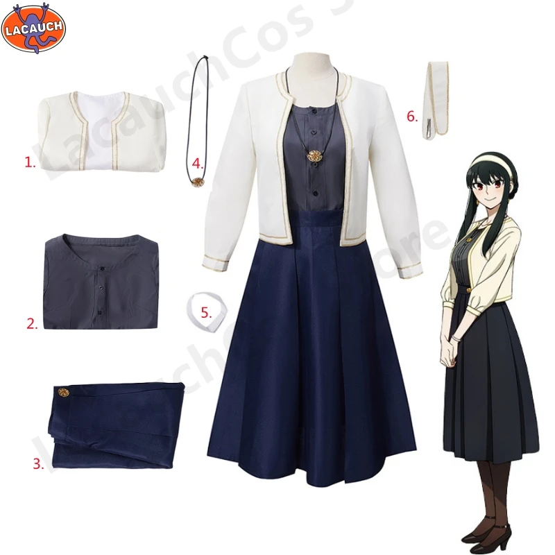 SPY x FAMILY Yor Forger Cospla - Spy Family Outfit recension och pris