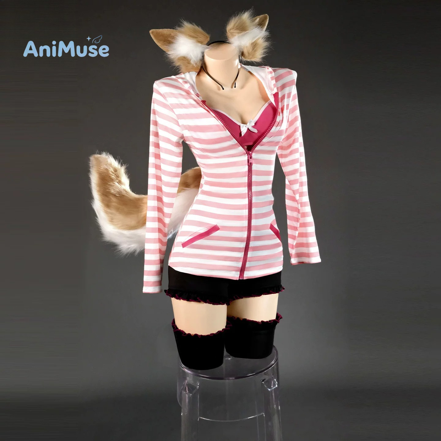 Tamamo no Mae Cosplay Costume  - Anime Cosplay Pink recension och pris