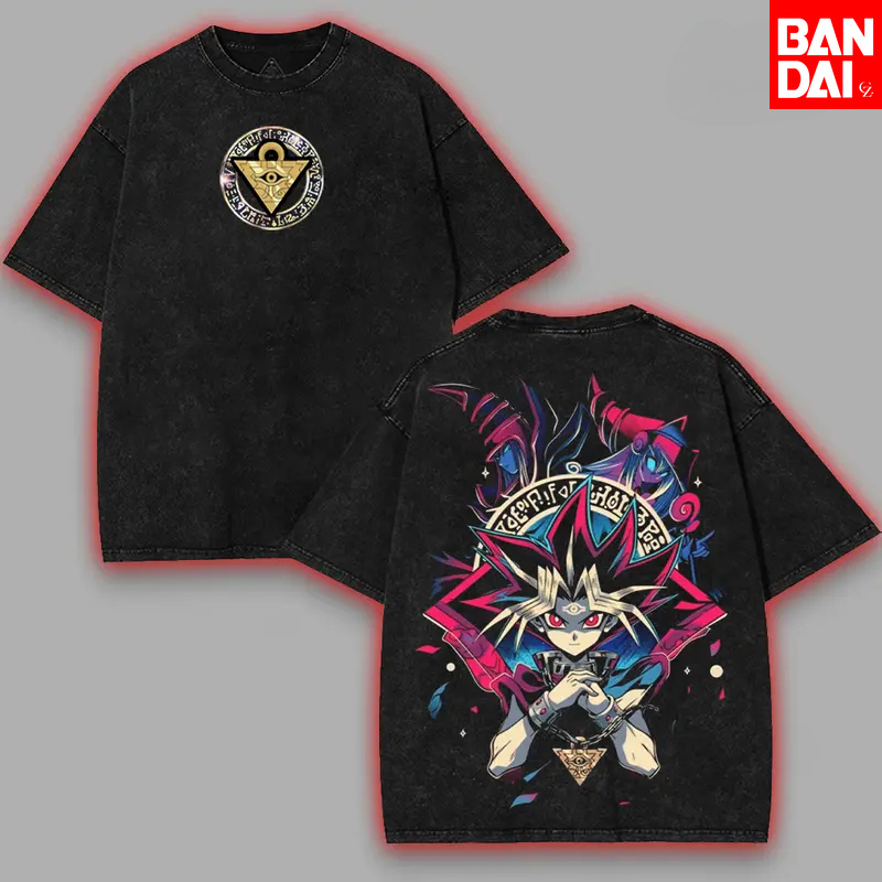 Men's Vintage Washed T-shirt Y - Anime Cosplay Easy recension och pris