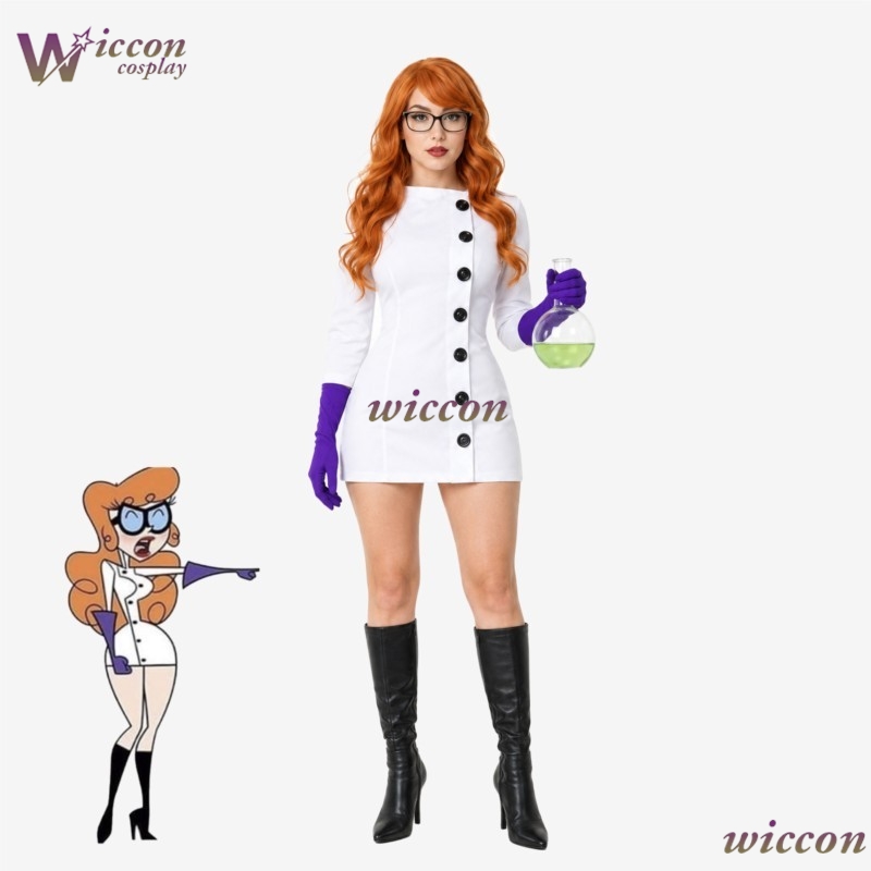 Uniform Genderbend Dexter Carn - Anime Cosplay Nurse recension och pris