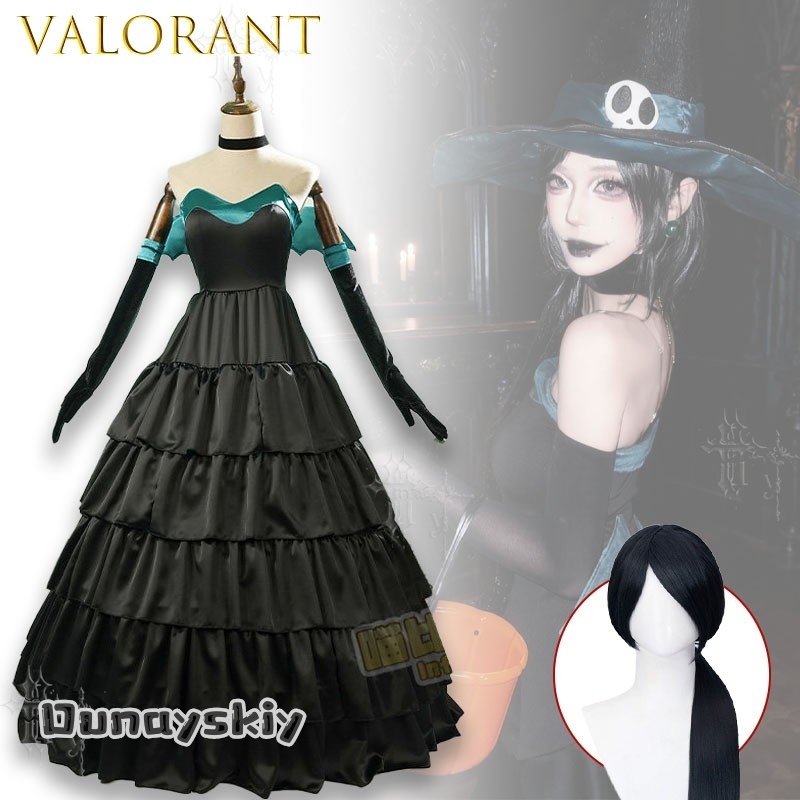 CR6.23*Valorant Halloween Sage - Anime Cosplay Nurse recension och pris