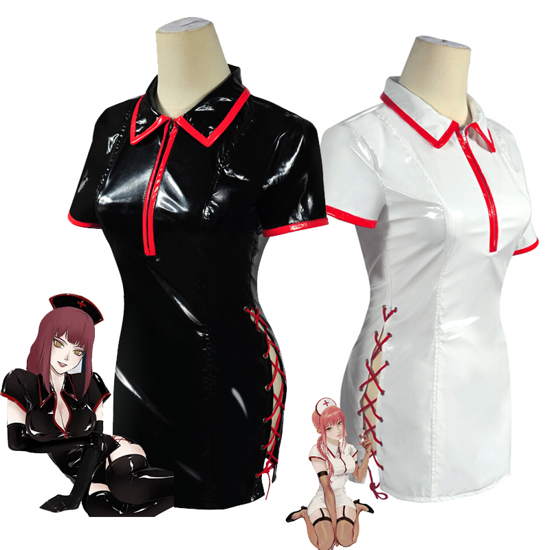 Anime Chainsaw Man Cosplay Cos - Anime Cosplay Nurse recension och pris