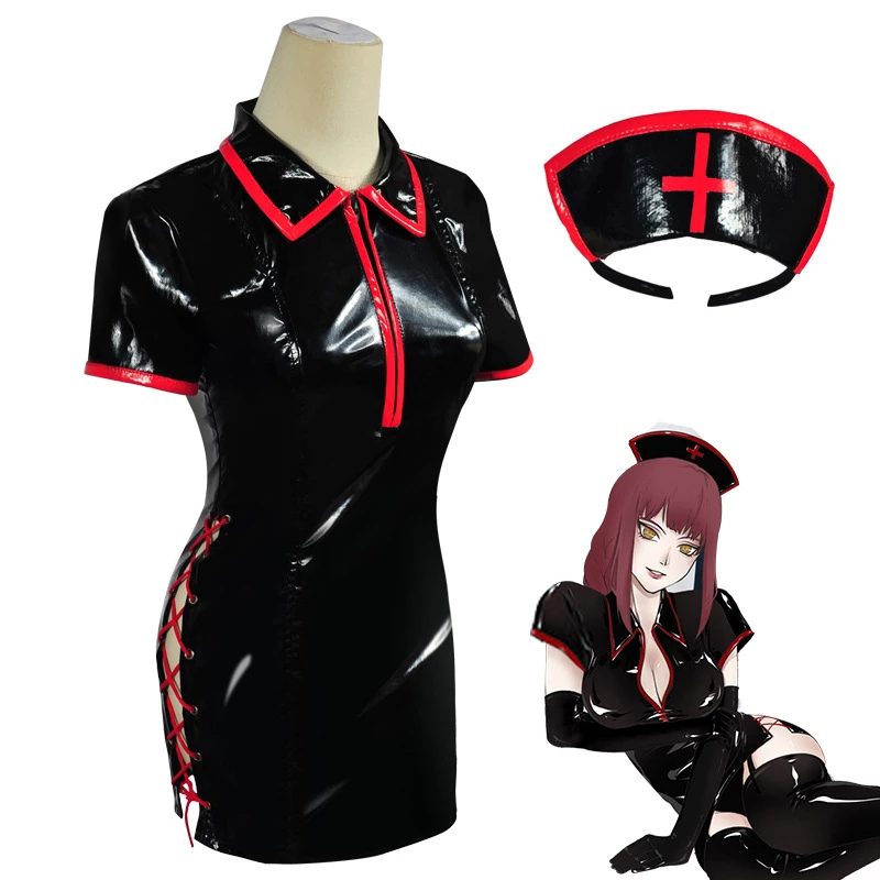 Anime Chainsaw Man Cosplay Cos - Anime Cosplay Nurse recension och pris