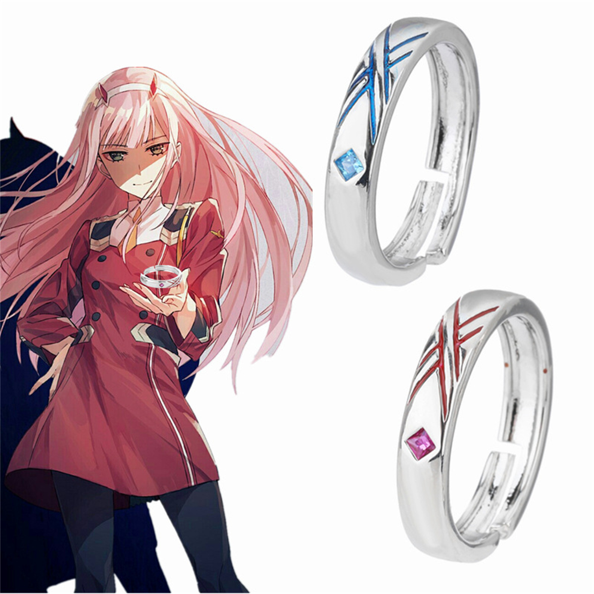 Anime Darling In The Franxx Ri - Anime Cosplay Zero Two recension och pris