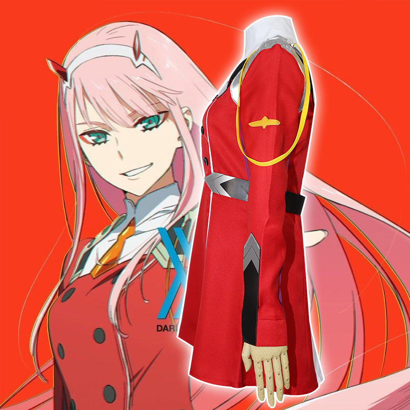 Anime 02 Dresses DARLING in th - Anime Cosplay Zero Two recension och pris